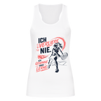 Ich verliere nie auf Tanktop, Farbe weiß