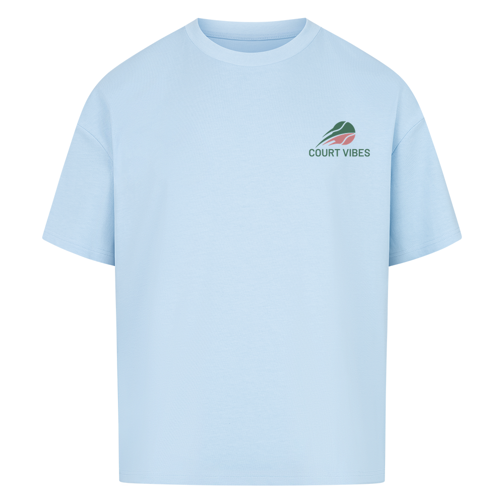 Spiel Satz Sieg Sprint auf Oversized Shirt, Farbe babyblau