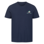 An mir lag es nicht in Gold auf T-Shirt, Farbe marineblau