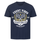 Bavarian Tennis Club München auf T-Shirt, Farbe marineblau