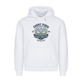Bavarian Tennis Club München auf Hoodie, Farbe weiß
