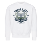 Bavarian Tennis Club München auf Sweatshirt, Farbe weiß
