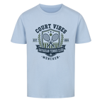 Bavarian Tennis Club München auf Kinder-Shirt, Farbe himmelblau