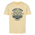 Bavarian Tennis Club München auf Kinder-Shirt, Farbe buttergelb