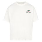 Tennispapa Sponsor auf Oversized Shirt, Farbe weiß