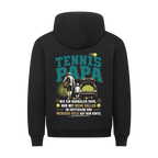 Tennispapa Sponsor auf Hoodie, Farbe schwarz