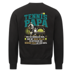 Tennispapa Sponsor auf Sweatshirt, Farbe schwarz