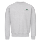 Tennispapa Sponsor auf Sweatshirt, Farbe grau meliert
