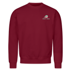 Tennispapa Sponsor auf Sweatshirt, Farbe weinrot