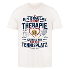 Court Therapie auf T-Shirt, Farbe naturweiß