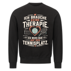 Court Therapie auf Sweatshirt, Farbe schwarz