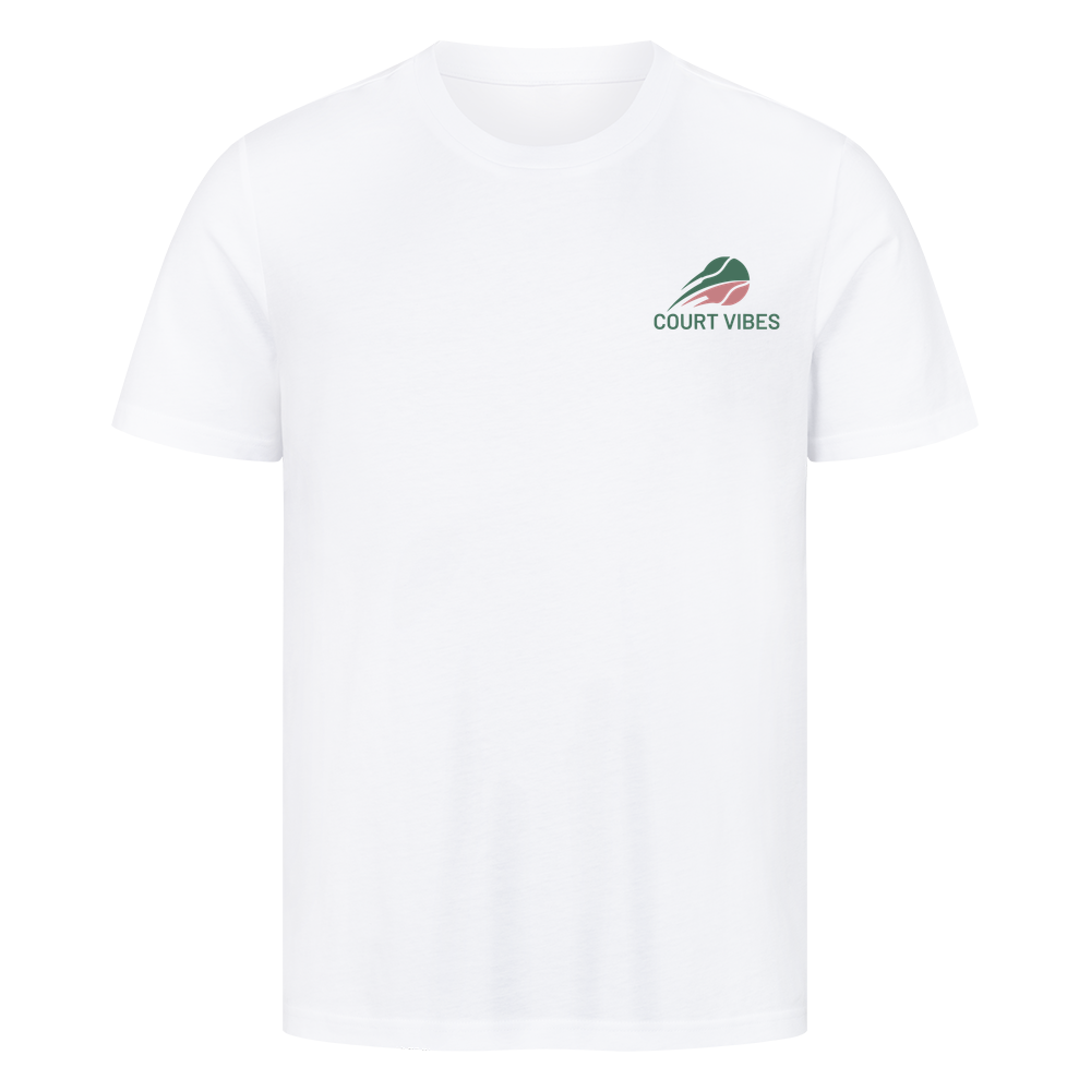 Beziehungsstatus auf T-Shirt, Farbe weiß