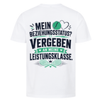 Beziehungsstatus auf T-Shirt, Farbe weiß