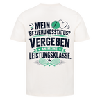 Beziehungsstatus auf T-Shirt, Farbe naturweiß