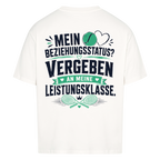 Beziehungsstatus auf Oversized Shirt, Farbe weiß