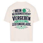 Beziehungsstatus auf Oversized Shirt, Farbe naturweiß