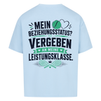 Beziehungsstatus auf Oversized Shirt, Farbe babyblau