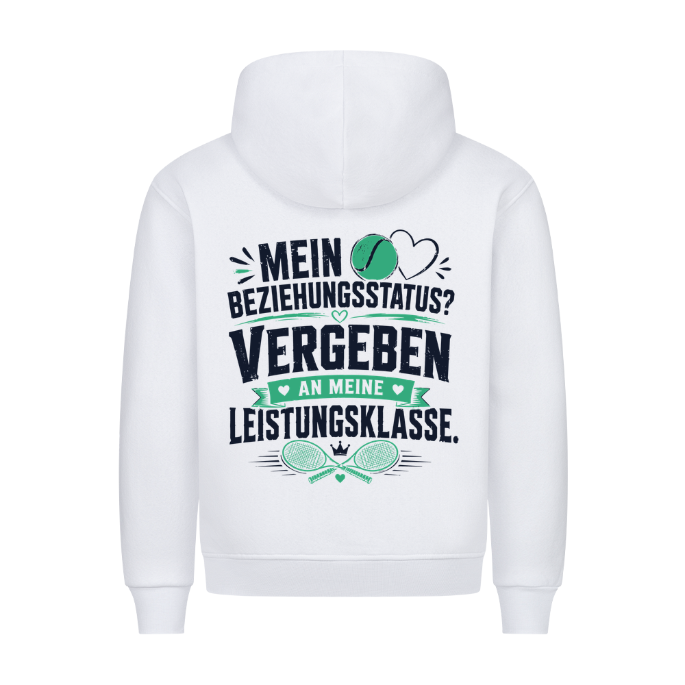 Beziehungsstatus auf Hoodie, Farbe weiß