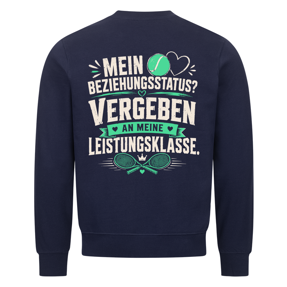Beziehungsstatus auf Sweatshirt, Farbe marineblau