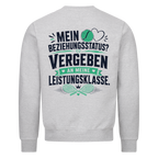 Beziehungsstatus auf Sweatshirt, Farbe grau meliert