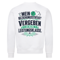 Beziehungsstatus auf Sweatshirt, Farbe weiß