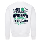Beziehungsstatus auf Sweatshirt, Farbe weiß