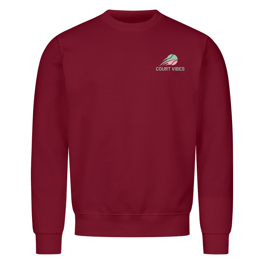 Beziehungsstatus auf Sweatshirt, Farbe weinrot