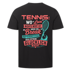 Love & Break auf T-Shirt, Farbe schwarz