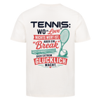 Love & Break auf T-Shirt, Farbe naturweiß