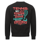 Love & Break auf Sweatshirt, Farbe schwarz