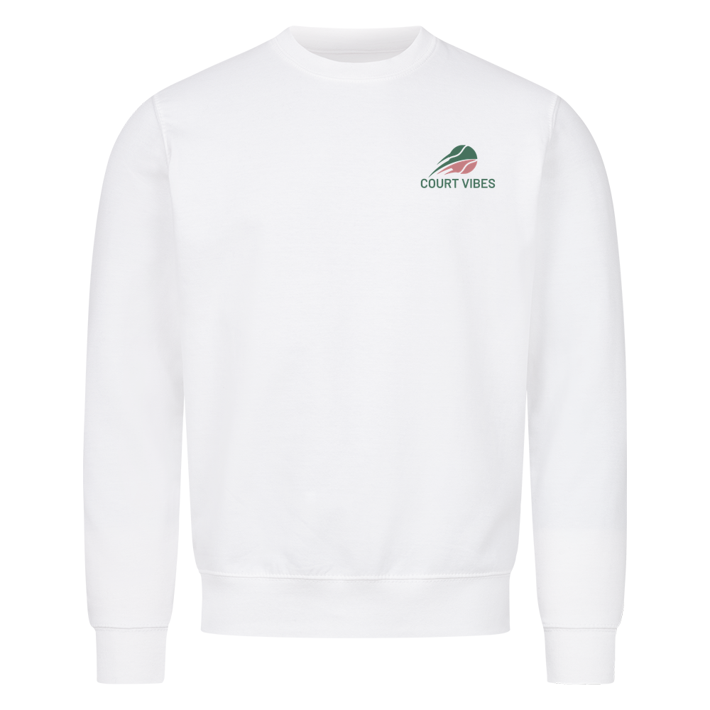 Love & Break auf Sweatshirt, Farbe weiß