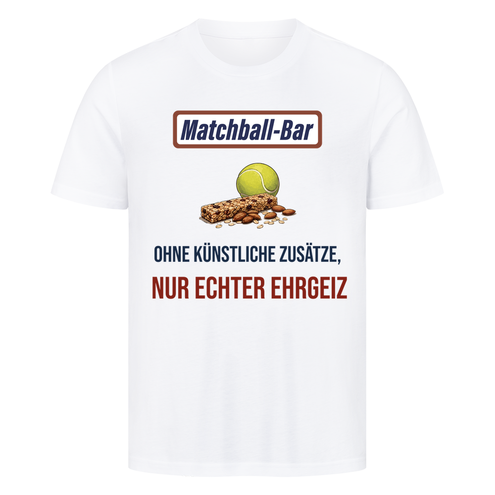 Nur echter Ehrgeiz auf T-Shirt, Farbe weiß