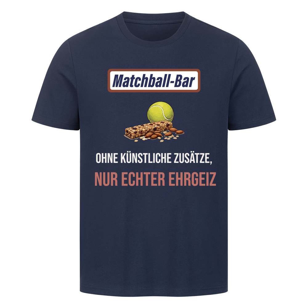 Nur echter Ehrgeiz auf T-Shirt, Farbe marineblau