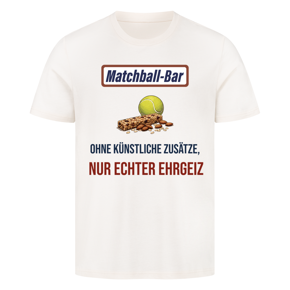 Nur echter Ehrgeiz auf T-Shirt, Farbe naturweiß