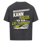 Wasserrohrbruch auf Oversized Shirt, Farbe verwaschen schwarz