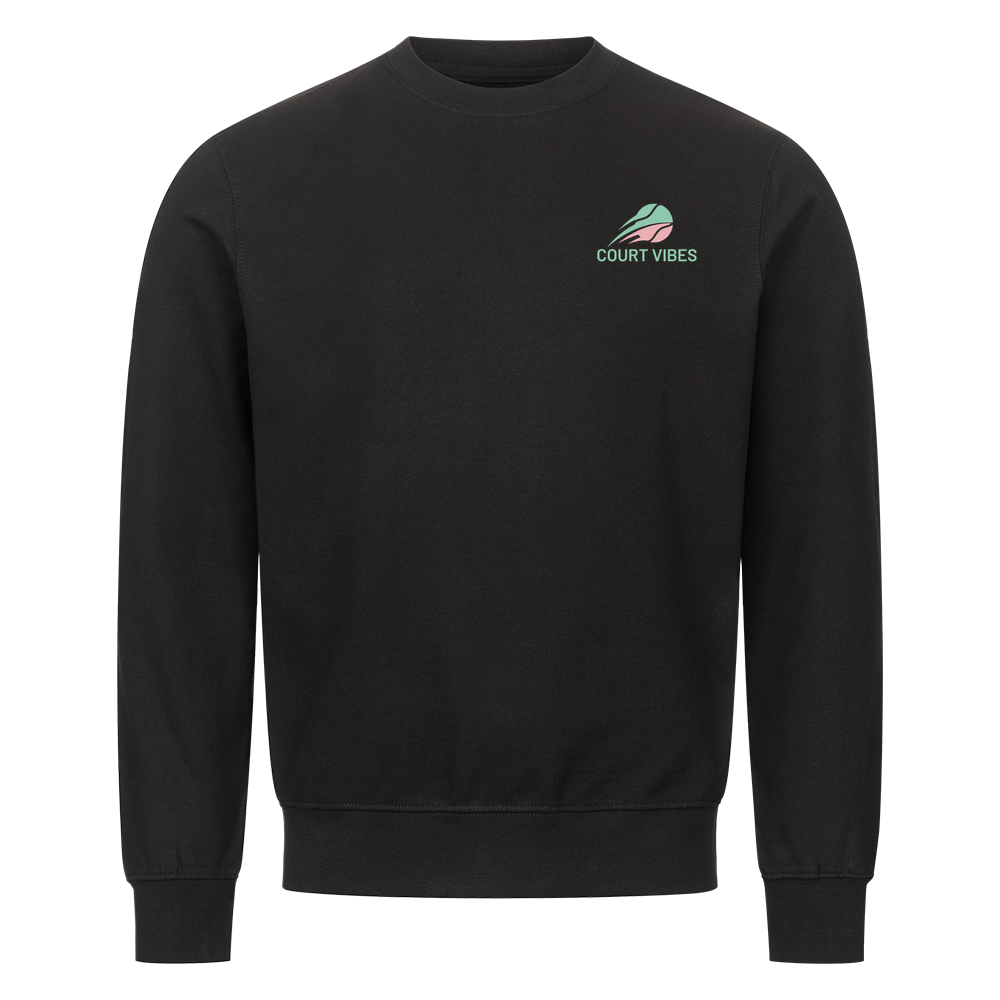 Wasserrohrbruch auf Sweatshirt, Farbe schwarz