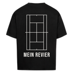 Mein Revier auf Oversized Shirt, Farbe schwarz