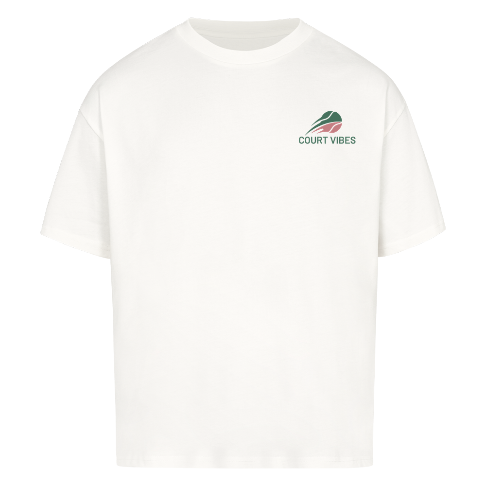 Mein Revier auf Oversized Shirt, Farbe weiß