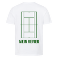 Mein Revier auf T-Shirt, Farbe weiß