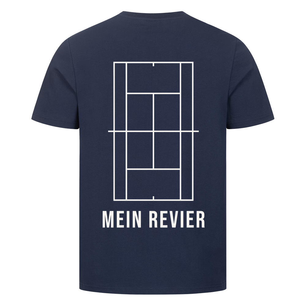 Mein Revier auf T-Shirt, Farbe marineblau