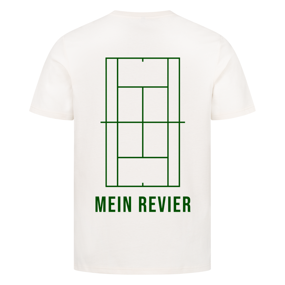 Mein Revier auf T-Shirt, Farbe naturweiß