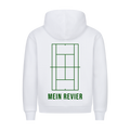 Mein Revier auf Hoodie, Farbe weiß