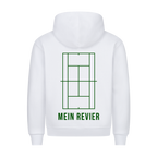Mein Revier auf Hoodie, Farbe weiß