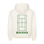 Mein Revier auf Hoodie, Farbe beige