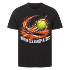 König des Sandplatzes auf T-Shirt, Farbe schwarz