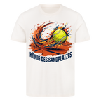 König des Sandplatzes auf T-Shirt, Farbe naturweiß