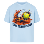 König des Sandplatzes auf Oversized Shirt, Farbe babyblau