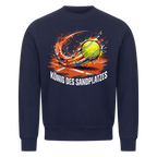 König des Sandplatzes auf Sweatshirt, Farbe marineblau