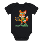 Yuki Ready Position auf Baby-Body, Farbe schwarz