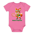 Yuki Ready Position auf Baby-Body, Farbe rosa